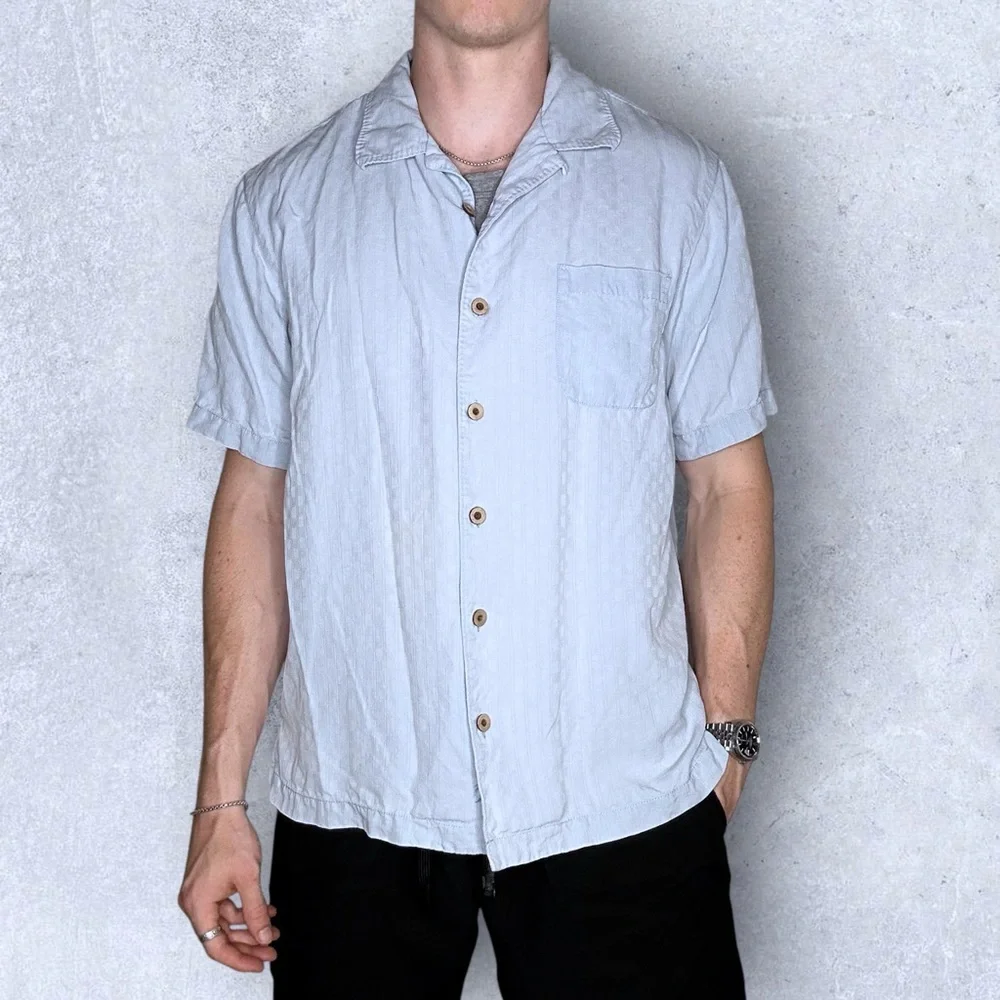 Tommy Bahama Silk Camp Shirt - Picture 2 of 7